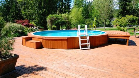 25 Cheap Above Ground Pool Deck Ideas On a Budget Inexpensive Pool