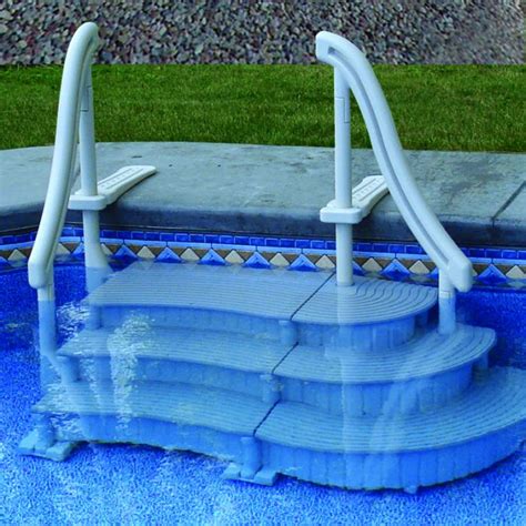 Above Ground Curved Pool Steps The Pool Supplies Superstore Pool