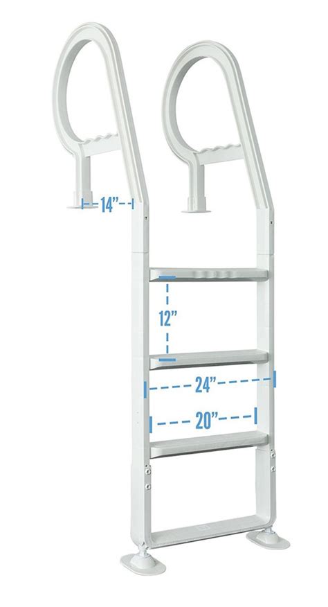 CHAMPLAIN PLASTICS A/G DECK LADDER, GREY ***LIMITED QTY'S