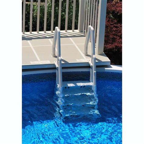 Aqua EZ 52in Plastic Dropin Pool Steps Hand Rail in the AboveGround