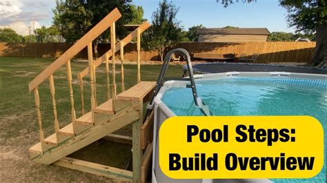 Exterior Excellent Above Ground Pool Stairs Diy from 3 MostWanted