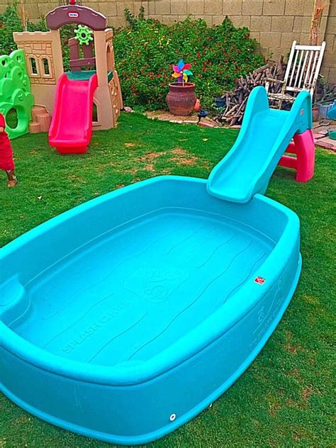 Little Tikes/Step 2 swimming pool with slide for Sale in Mesa, AZ OfferUp