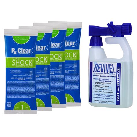 Rx Clear® Deluxe Spring Opening Pool Chemical Kit B Up to 15,000