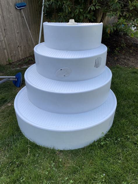 Wedding Cake Steps For Above Ground Pool for Sale in Nesconset, NY
