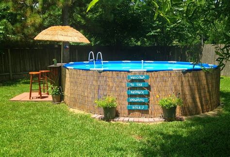 Top 01 Diy Above Ground Pool Ideas On A Budget Backyard pool