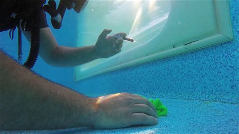 Aqua Patch Fixes Leaking Pool Stairs YouTube