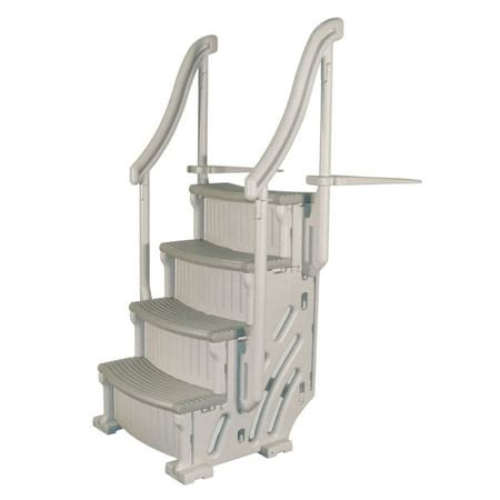 Confer CCXAG Grey 4Step Above Ground Swimming Pool Grand Entry Steps