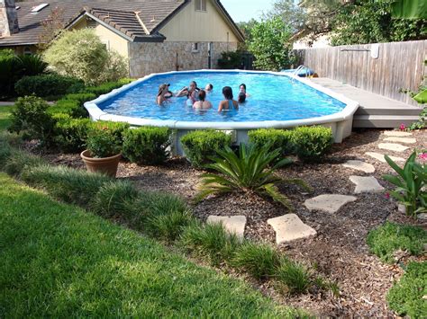 58 Simple Patio Decor Ideas on A Budget ROUNDECOR Inground pool