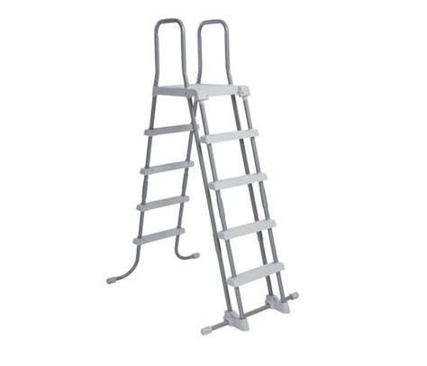 28077 Intex Deluxe Pool Safety Ladder With Removable Steps For Wall