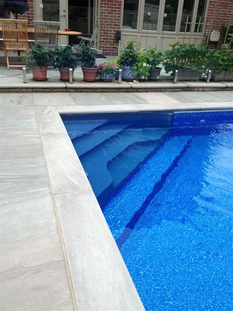 Penguin Pool's Custom Inground Pool Steps