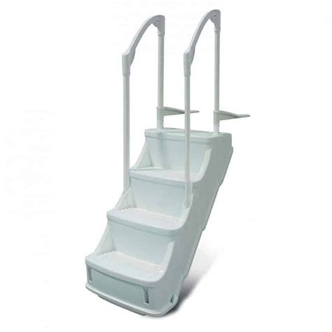CHAMPLAIN PLASTICS, ADJUSTABLE RESIN DECK LADDERWHITE (15/PALLET