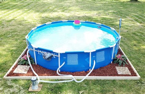 Super Cheap Intex Pool Landscaping Idea Intex pool, Pool, Pool