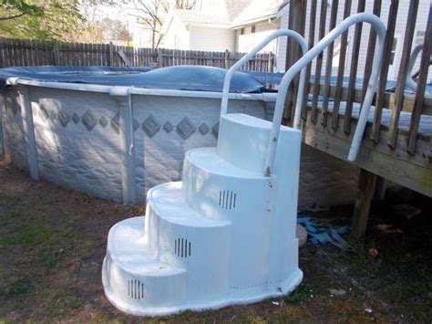 [35+] Above Ground Pool Steps