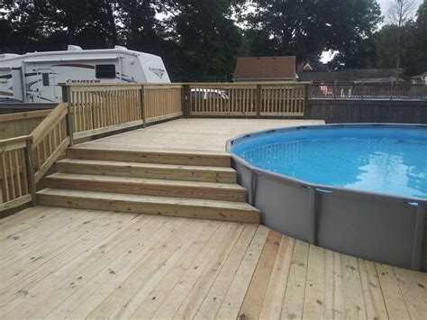 Above ground pool steps Pool steps, Above ground pool steps, Pool