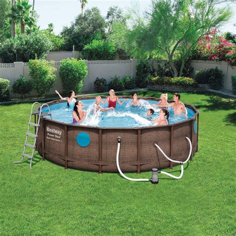 Bestway Bestway Power Steel 18 ft. x 9 ft. x 4 ft. Above Ground