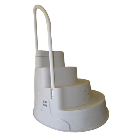Aqua EZ 52in Plastic Dropin Pool Steps Hand Rail at