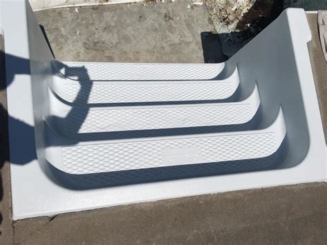 Vinyl pool, fiberglass steps cracking/repair cycle getting old