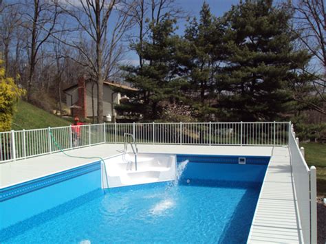 rectangle pools with 10' corner step Google Search Pools