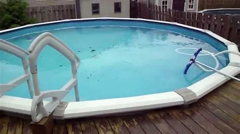 Opening an Above Ground Pool in Eastern Canada YouTube