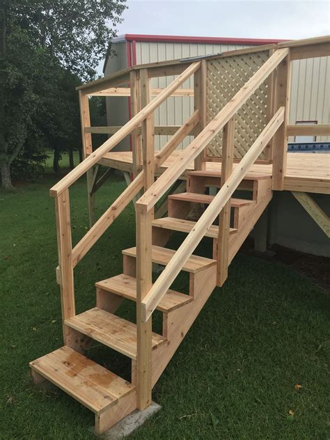 Above Ground Pool Deck Ladder Steps Decks Home Decorating Ideas 