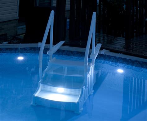 Ocean Blue Ocean Blue Step Light Above ground pool lights, Swimming