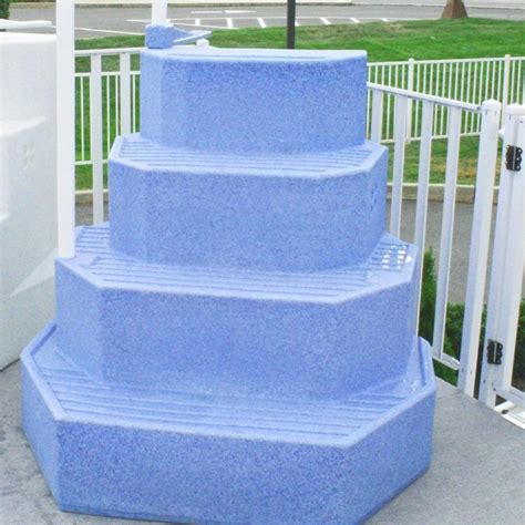 Wedding Cake Stairs For Above Ground Pool abc wedding