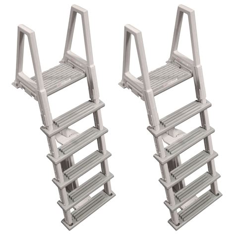 Summer Waves 36" SureStep 3 Step Outdoor Above Ground Pool Ladder (For