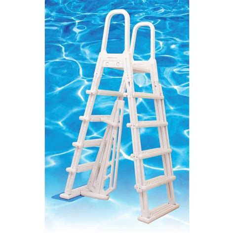 The Vinyl Works In Step 46 in. to 60 in. Ladder for Above Ground