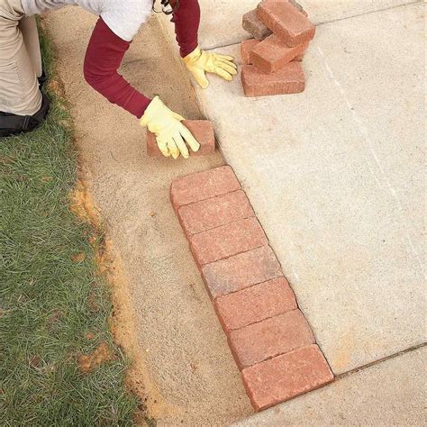 Brick Edging for the Driveway Driveway design, Brick edging, Driveway