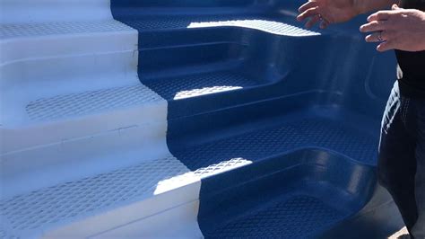Refinishing options for fiberglass pool steps YouTube