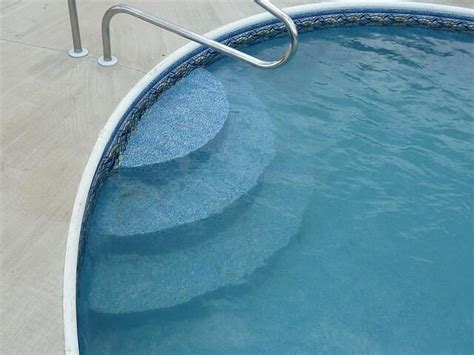 Complete Curve Step System for Inground Pools Pool steps inground
