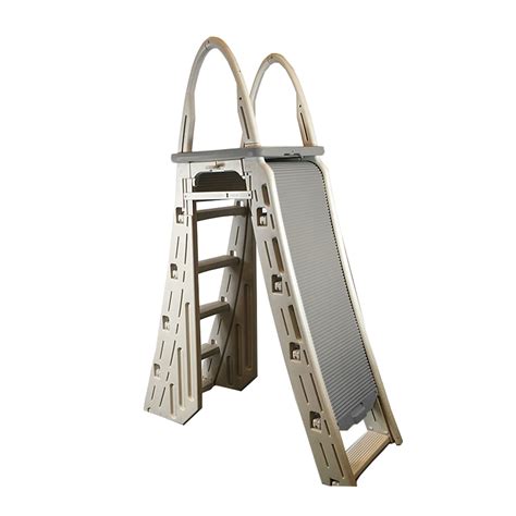 XtremepowerUS AboveGround Pool Ladder AFrame Pool Ladder Entry Safety