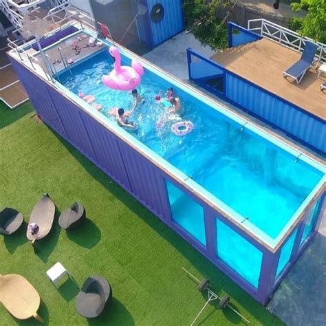 China 2019 New! ! ! Cheap Outdoor Steel Shipping Container Swimming