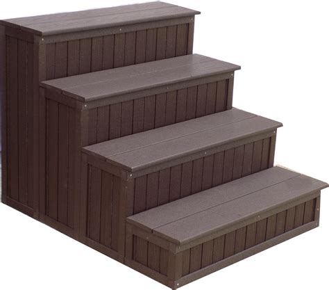 Three tier swim spa steps chocolate eBay