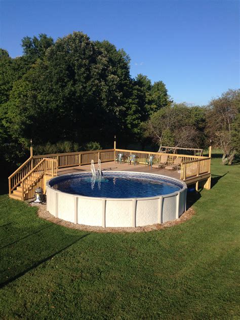 Diy Above Ground Pool Decks Images Zoya diys