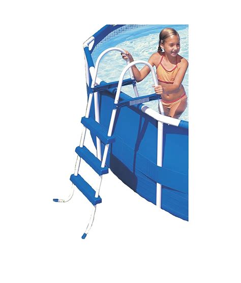 Intex Above Ground Steel Frame Swimming Pool Ladder for 42In. Wall
