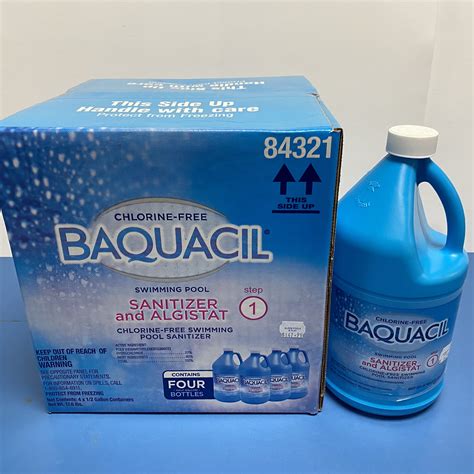 Baquacil Sanitizer & Algistat (.5 gal) Pool chemicals, Swimming pools
