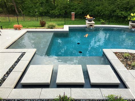 Cool floating steps Pool landscape design, Pool landscaping, Backyard