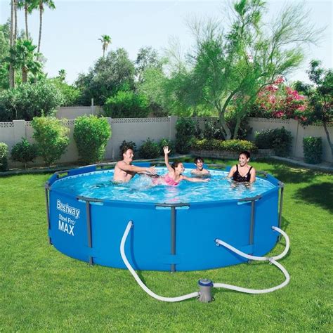 Bestway 10ft Steel Pro Max Garden Frame Swimming Pool Swimming
