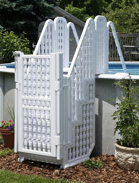 VinylWorks GEW 30" Above Ground Swimming Pool Step & Ladder Entry