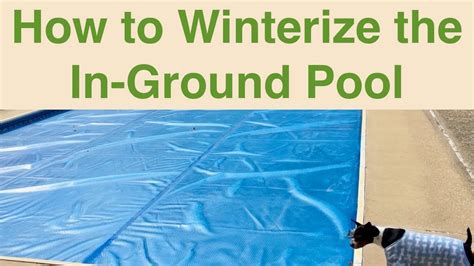 How To Winterize an Inground Pool Home Improvement Cents
