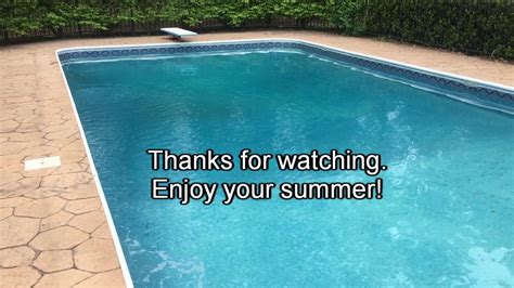 The Best Way To Open Inground pool YouTube