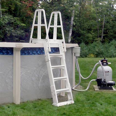 Vinyl Works SLA AFrame Adjustable 4856 Inch Above Ground Pool Ladder