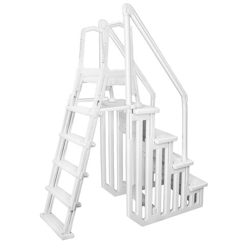 Confer 7200 Extra Heavy Duty A Frame Above Ground Swimming Pool Ladder