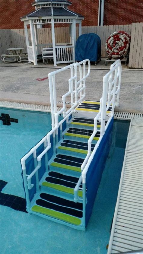 Above Ground pool Ladder for handicapped individual