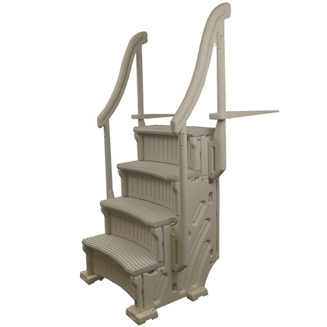 Confer CCXAG 4 Step Above Ground Swimming Pool Ladder Stair Entry