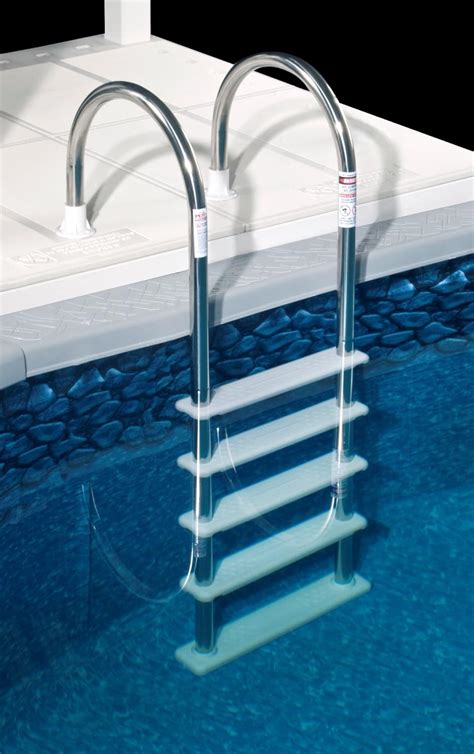stainless steel swimming pool 4 step ladder dock boat ladder decorative