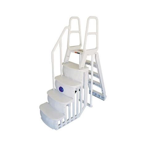 Main Access Ladder for Swimming Pools (2 Pack) + Smart Step 200700T