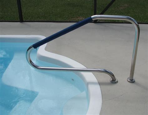 50.0033U Above ground swimming pool rails HANDRAILS PAIR FOR LONG STEP