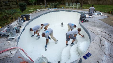 Pool Repairs Step Resurfacing. Mayfair Pools
